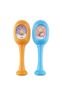 布鲁精灵小沙锤 宝宝益智抓握锻炼的早教好伙伴