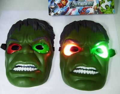 热销钢铁侠面具 舞会节庆与儿童动漫的闪光玩具新宠